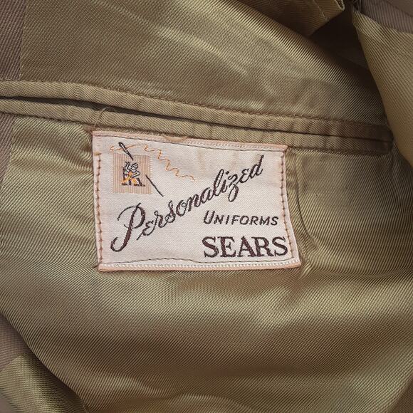 WWII Navy Beige Bullion Rate Aviation Storekeeper CPO Uniform Jacket 42 Reg - Picture 6 of 10